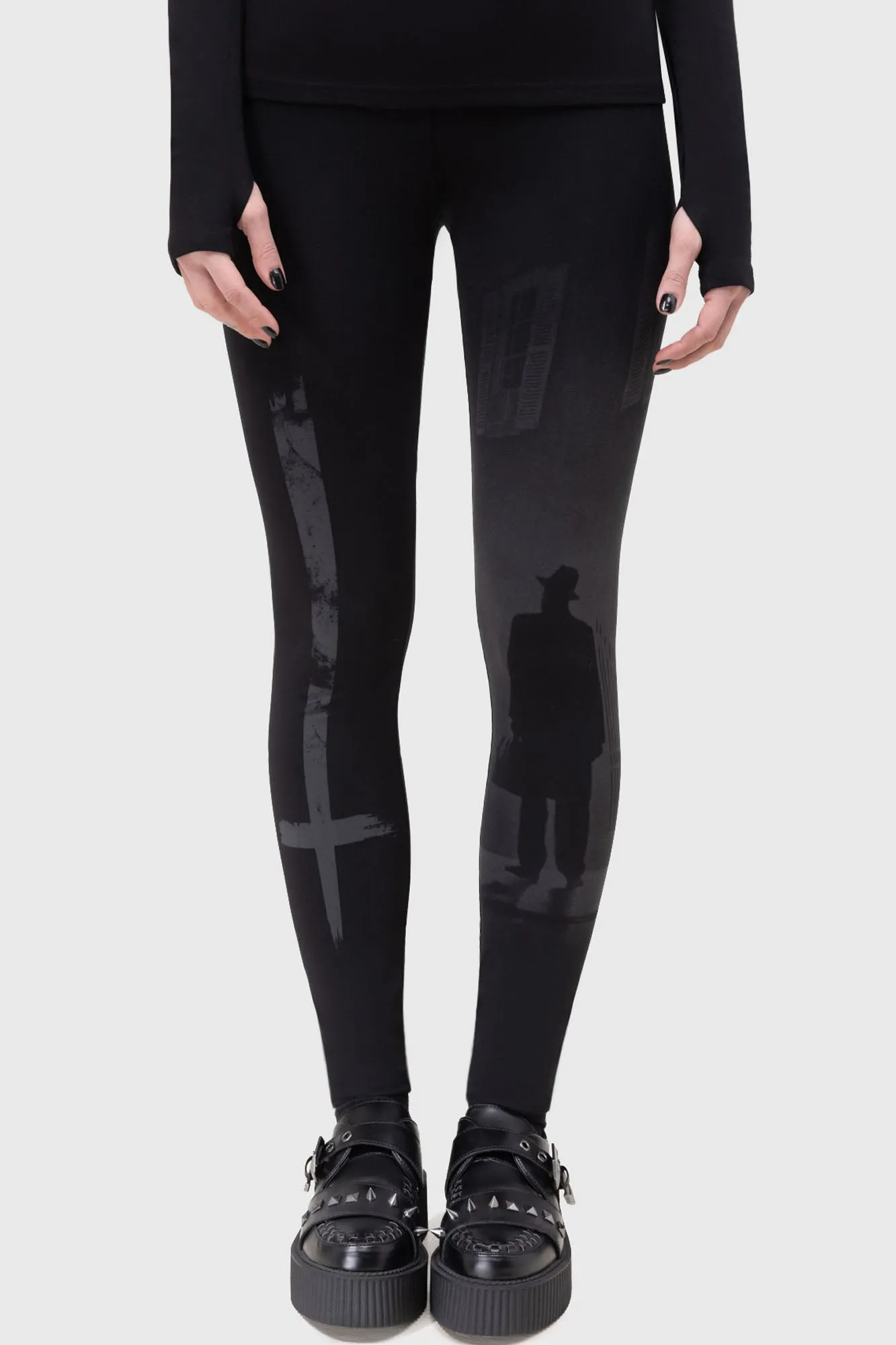 Night Walk Leggings sold by Killstar product image thumbnail 2