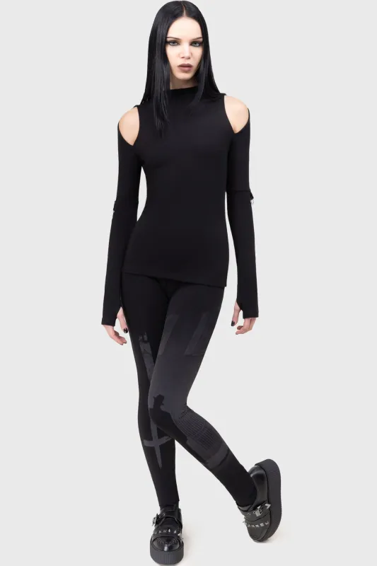 Night Walk Leggings sold by Killstar