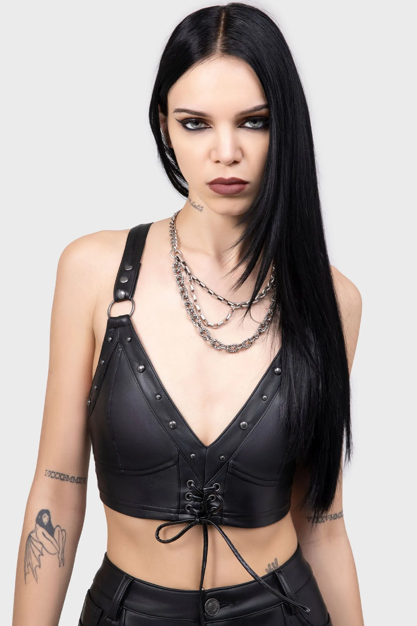 Lightless Bralet sold by Killstar product image thumbnail 2