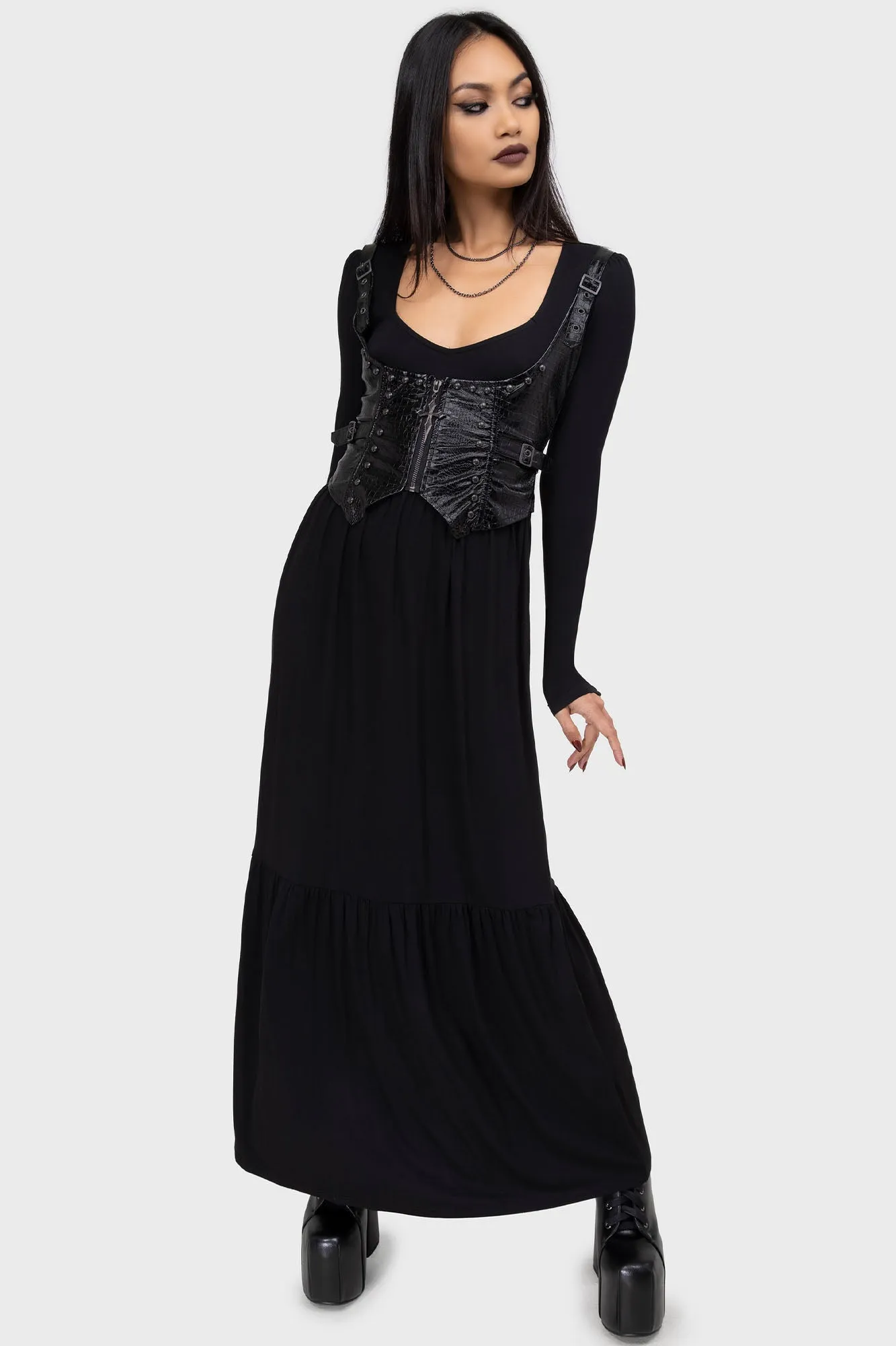 Psycho Moon Underbust Top sold by Killstar product image thumbnail 4