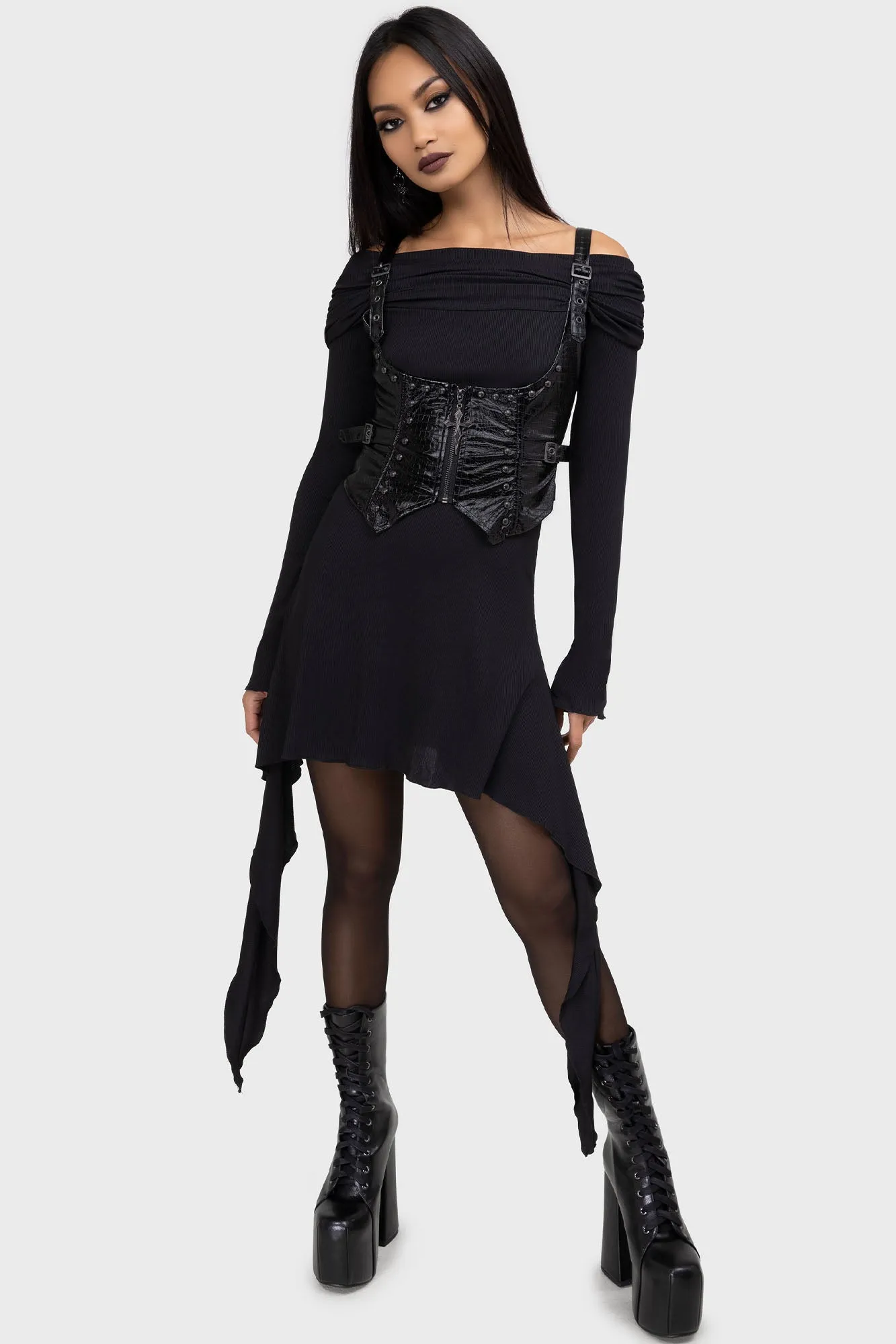 Psycho Moon Underbust Top sold by Killstar product image thumbnail 2