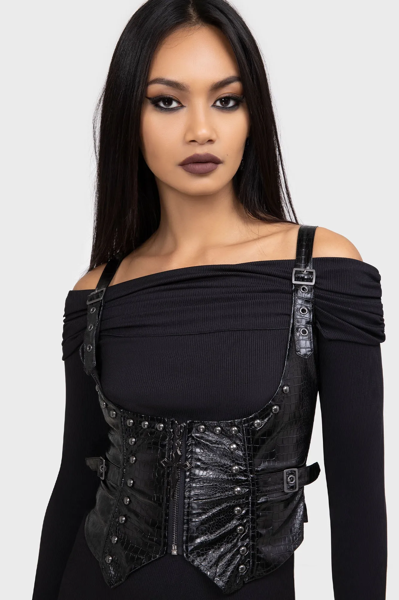 Psycho Moon Underbust Top sold by Killstar product image thumbnail 3