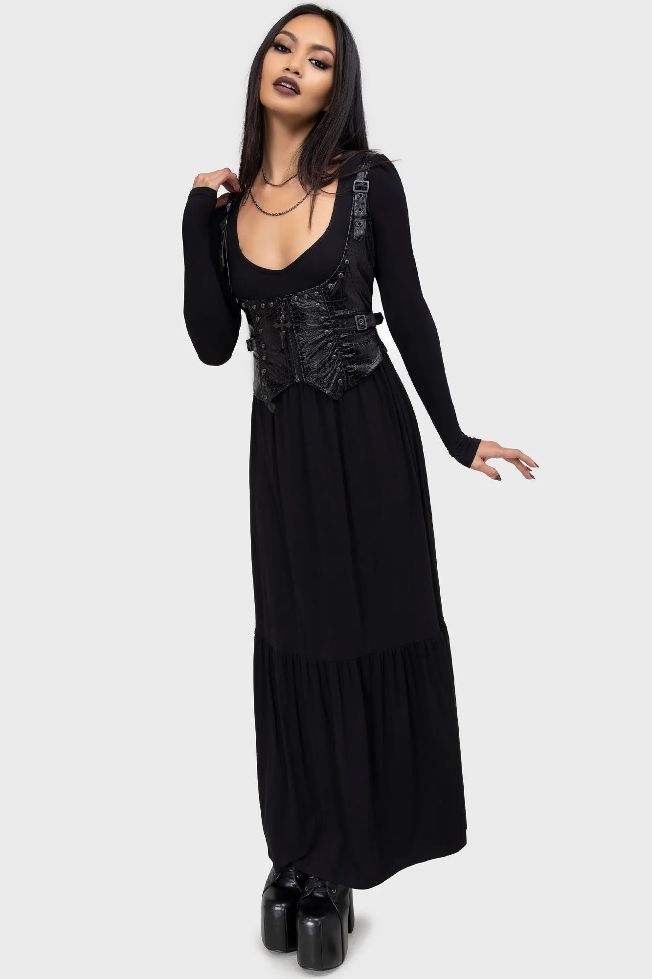 Psycho Moon Underbust Top sold by Killstar product image thumbnail 5