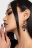 Mourning Ankh Earrings sold by Killstar