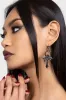 Mourning Ankh Earrings sold by Killstar