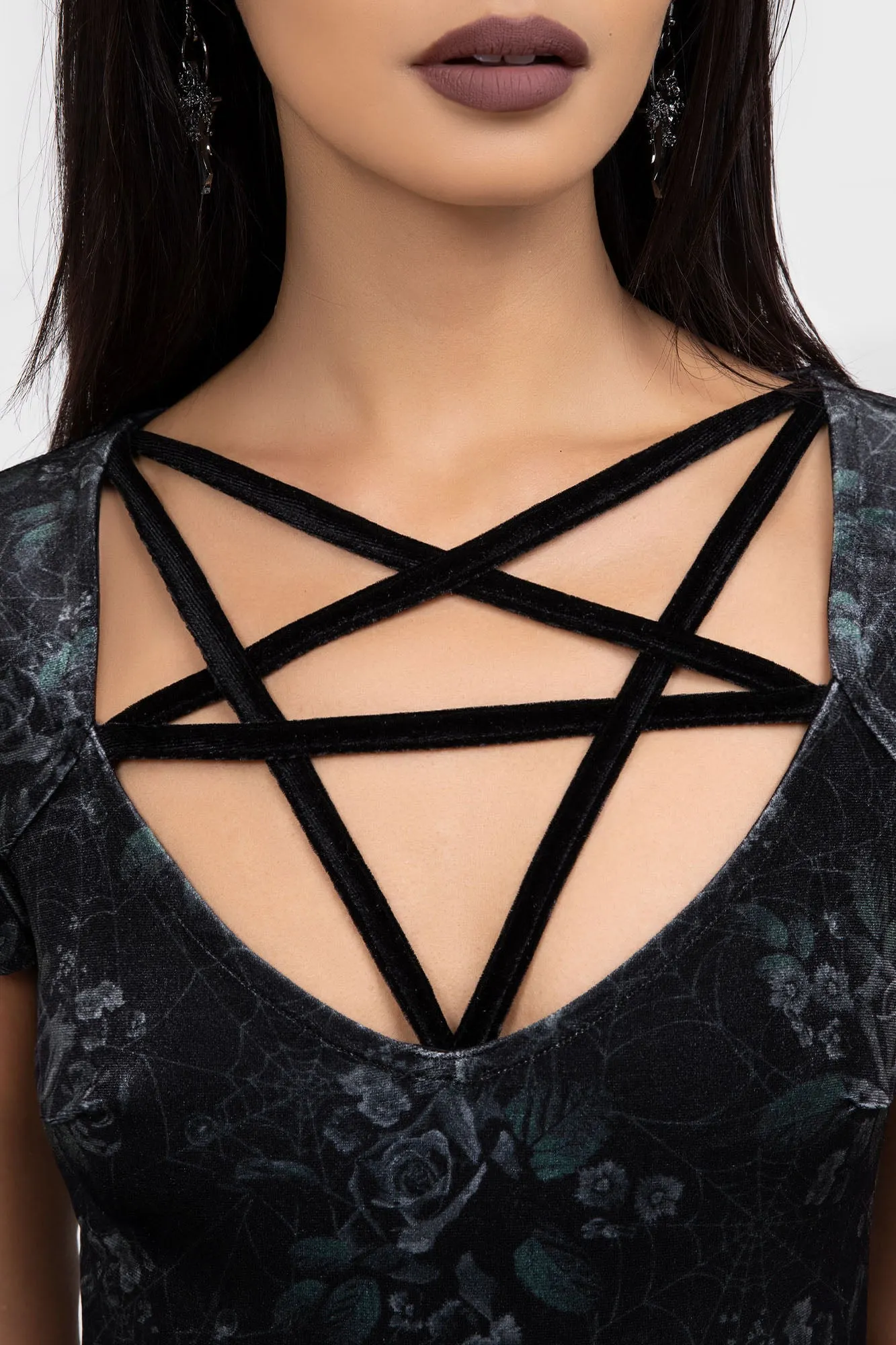 Moonlit Pentacle Dress sold by Killstar product image thumbnail 5