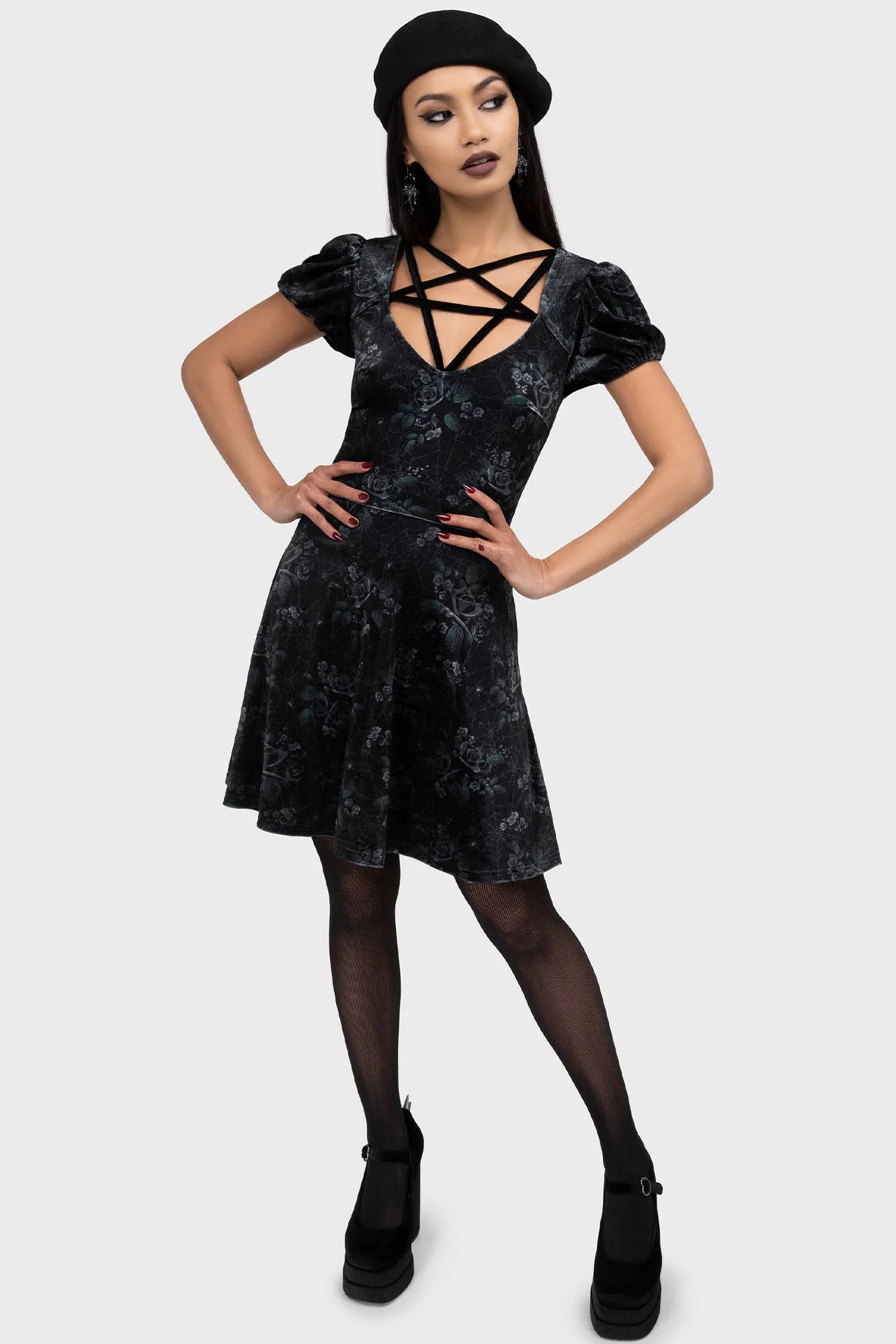 Moonlit Pentacle Dress sold by Killstar product image thumbnail 2