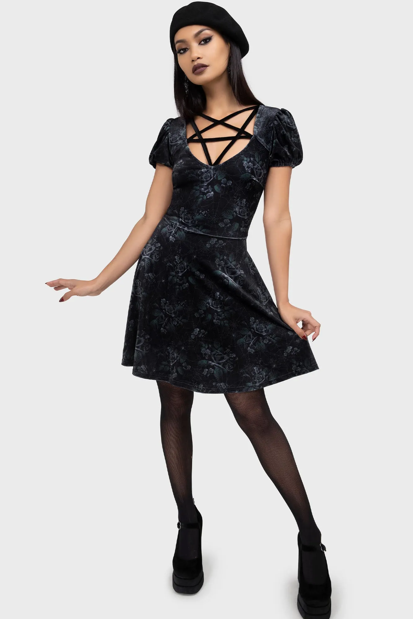 Moonlit Pentacle Dress sold by Killstar product image thumbnail 4