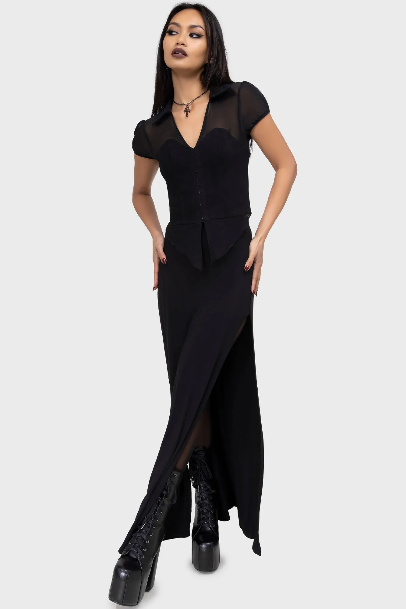 Cryptic Cora Top sold by Killstar product image thumbnail 4