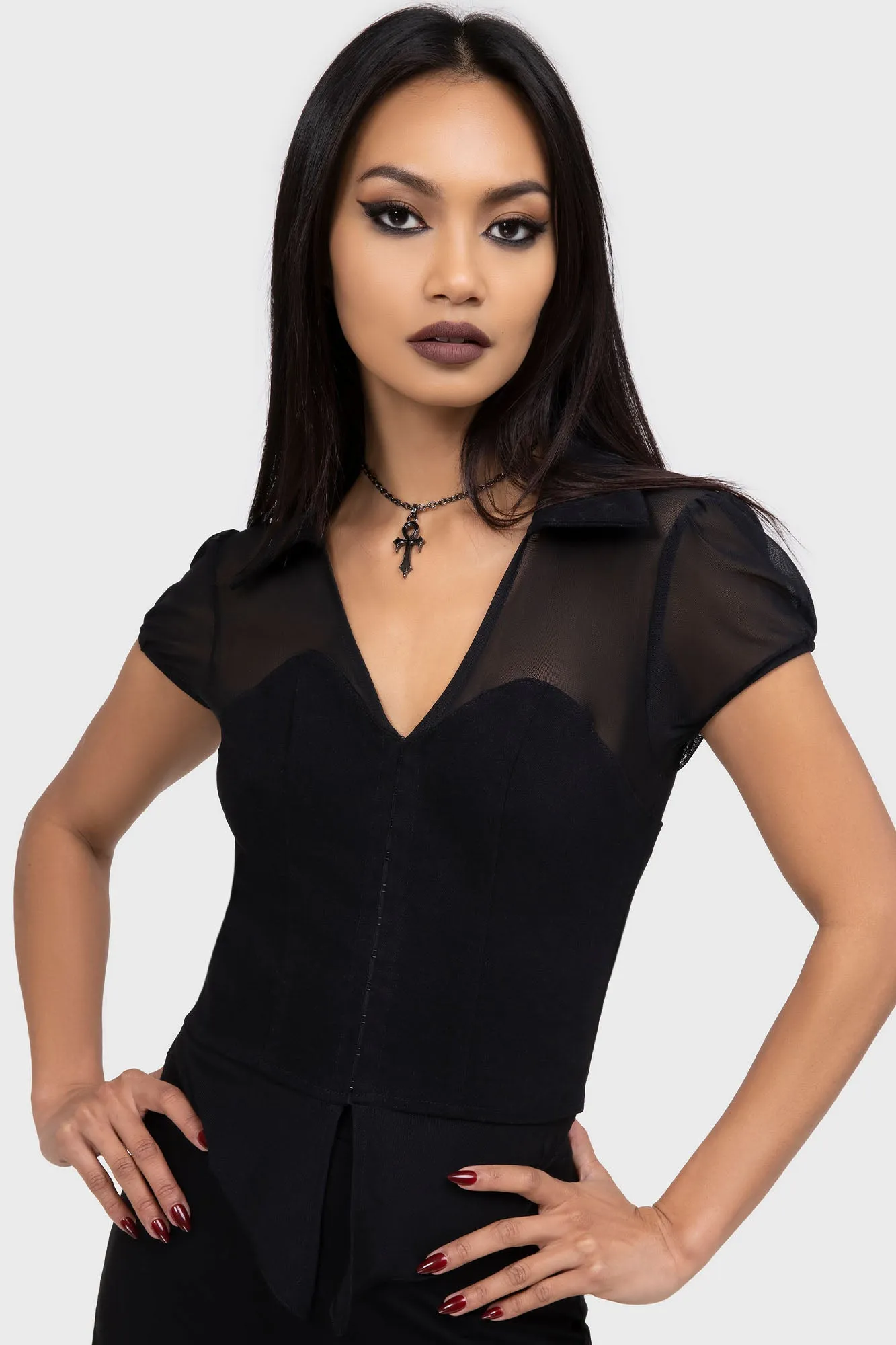 Cryptic Cora Top sold by Killstar product image thumbnail 5