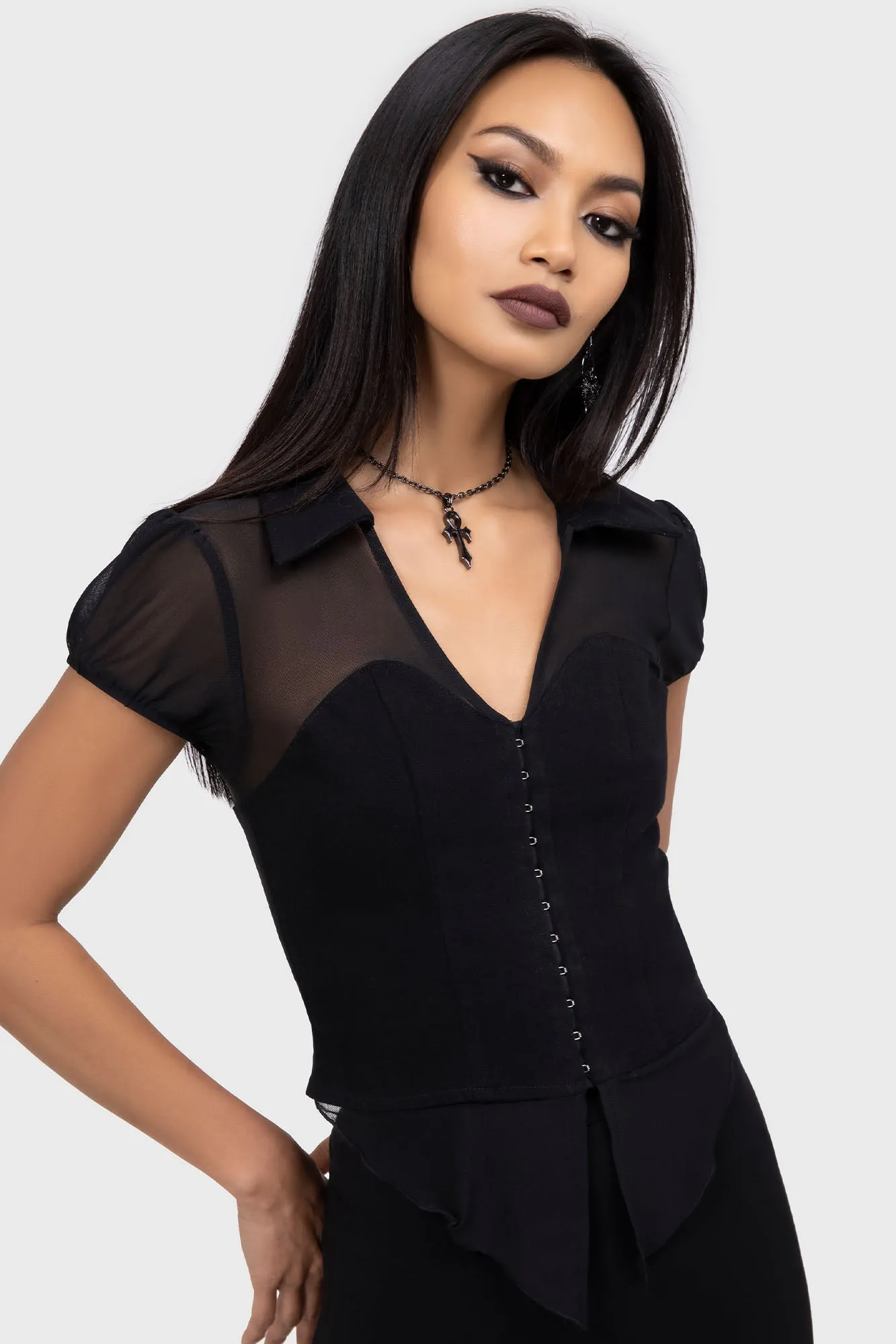 Cryptic Cora Top sold by Killstar product image thumbnail 3