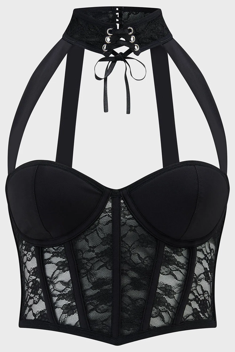 Death Petal Bra sold by Killstar product image thumbnail 5