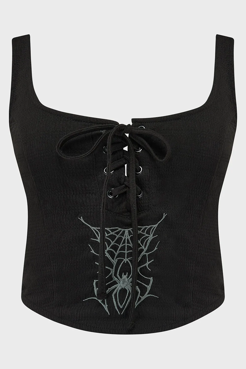 Grimwatch Corset Top sold by Killstar product image thumbnail 5
