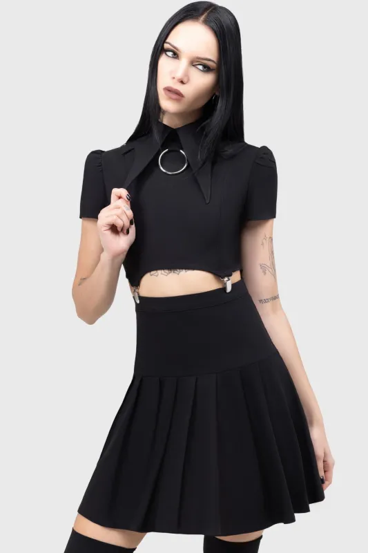 Darita Suspender Dress [B] sold by Killstar