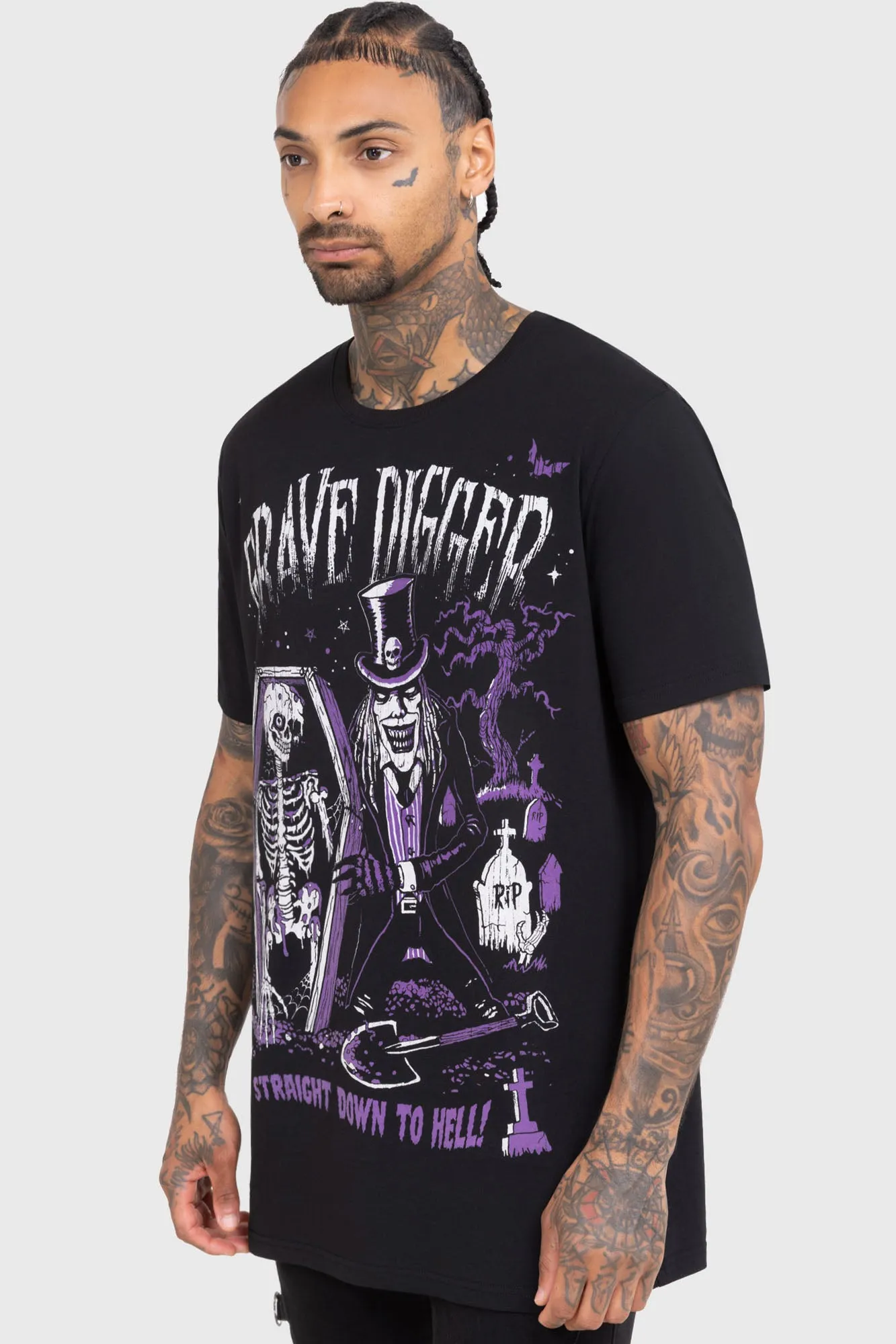 Grave Digger T-Shirt sold by Killstar product image thumbnail 3