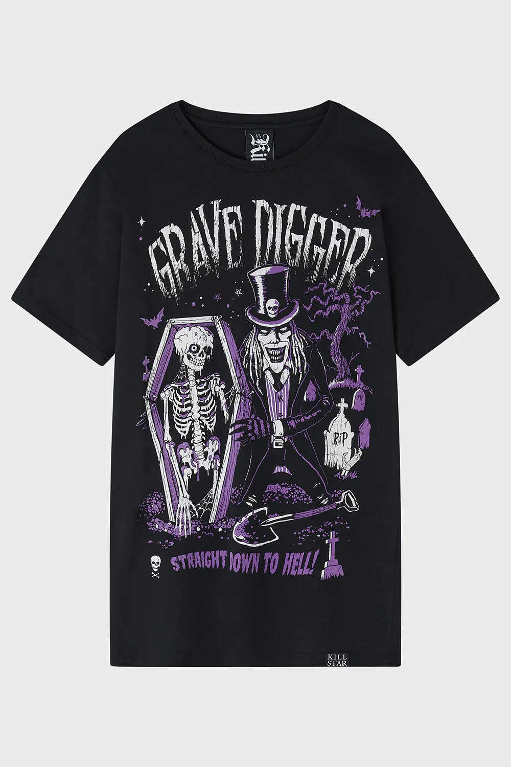 Grave Digger T-Shirt sold by Killstar product image thumbnail 5