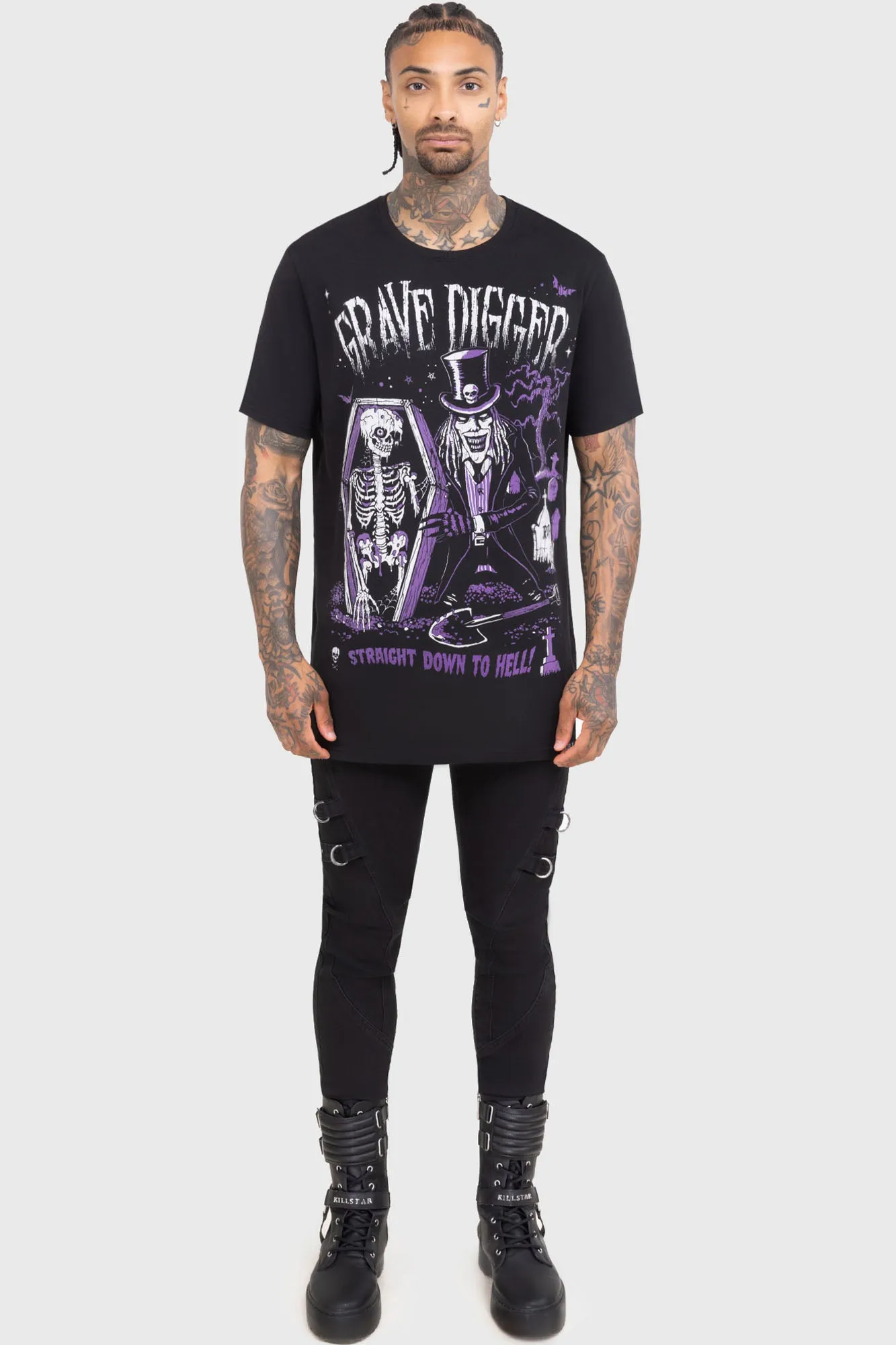 Grave Digger T-Shirt sold by Killstar product image thumbnail 2