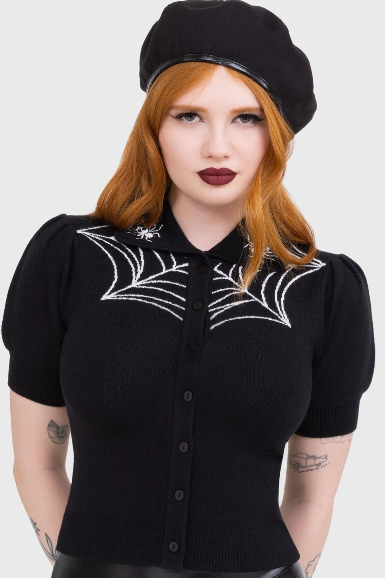 Cobweb Sally Cardigan sold by Killstar