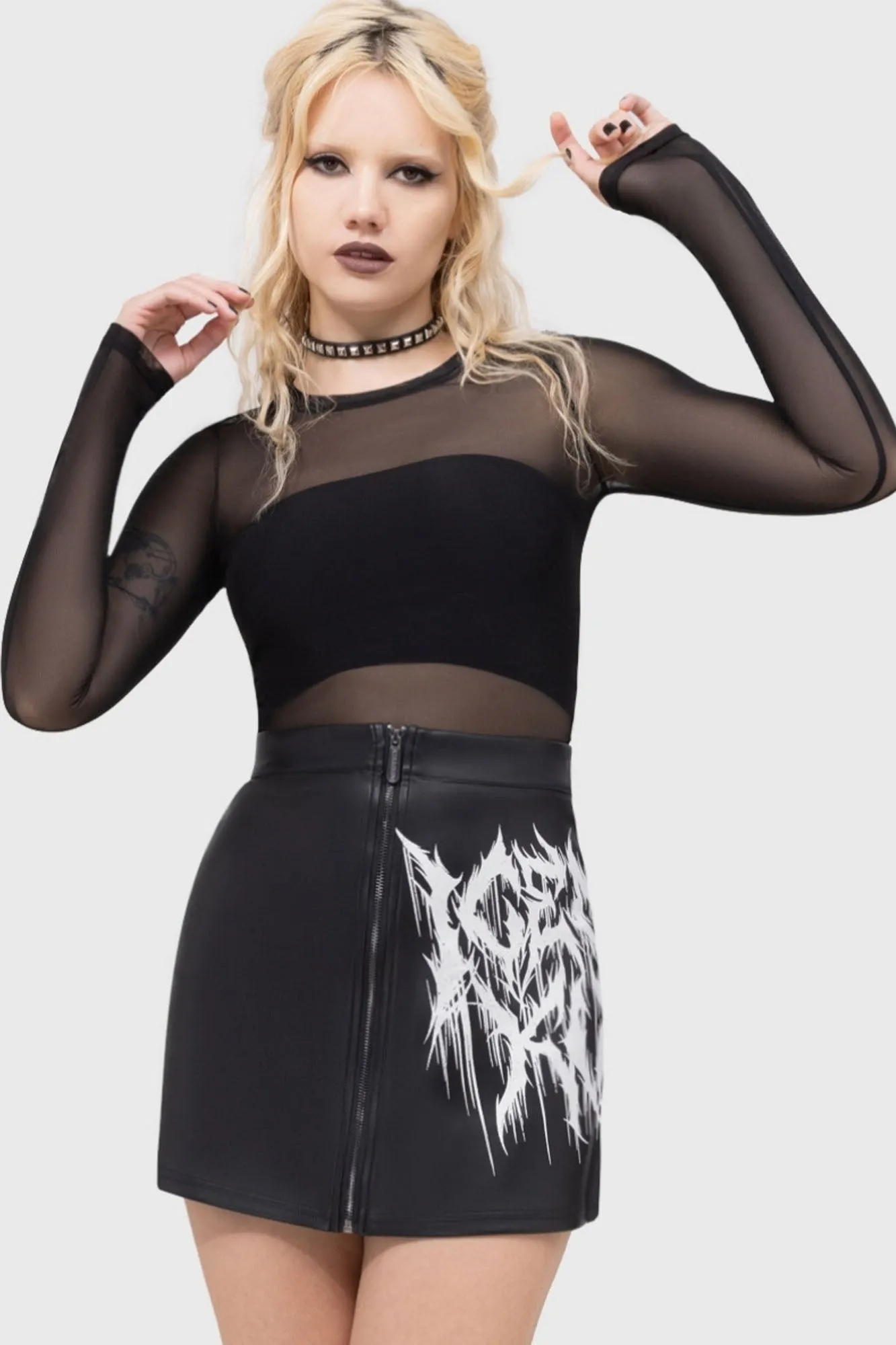 Byte Mesh Top sold by Killstar product image thumbnail 3