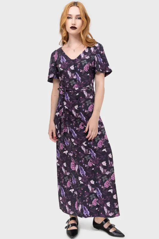 Willow Wisp Short Sleeve Maxi Dress sold by Killstar