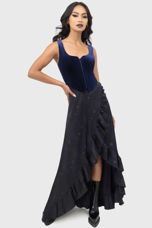 Moon Mourning Corset made by Killstar