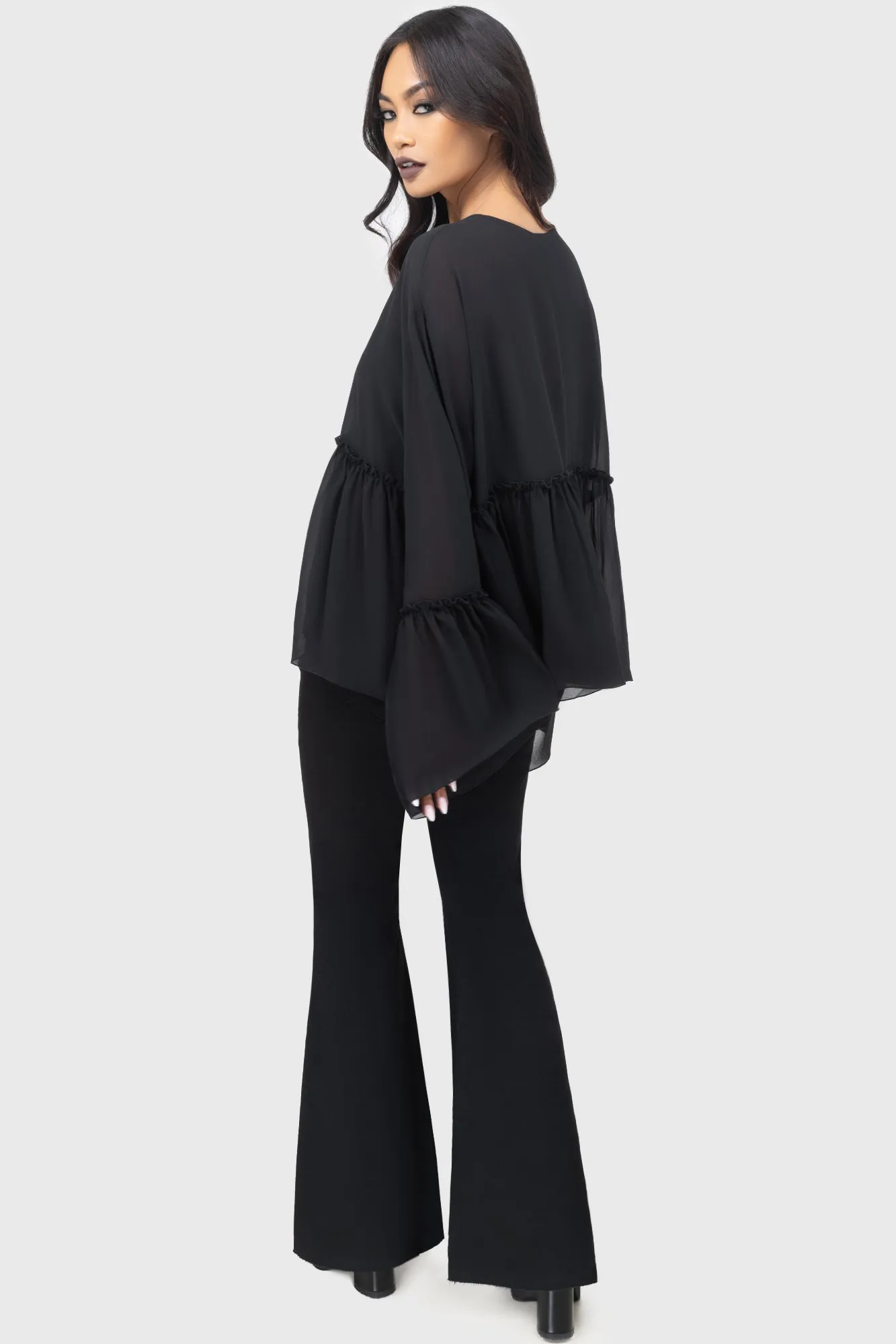 Darkstra Blouse sold by Killstar product image thumbnail 5
