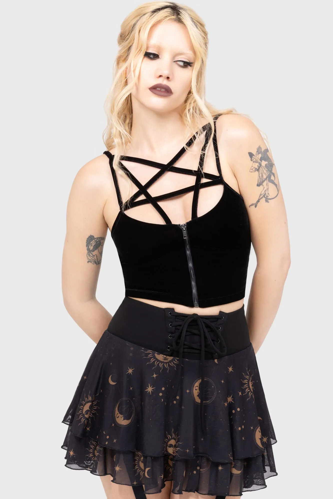 Celestial Yasumi Skirt sold by Killstar product image thumbnail 2