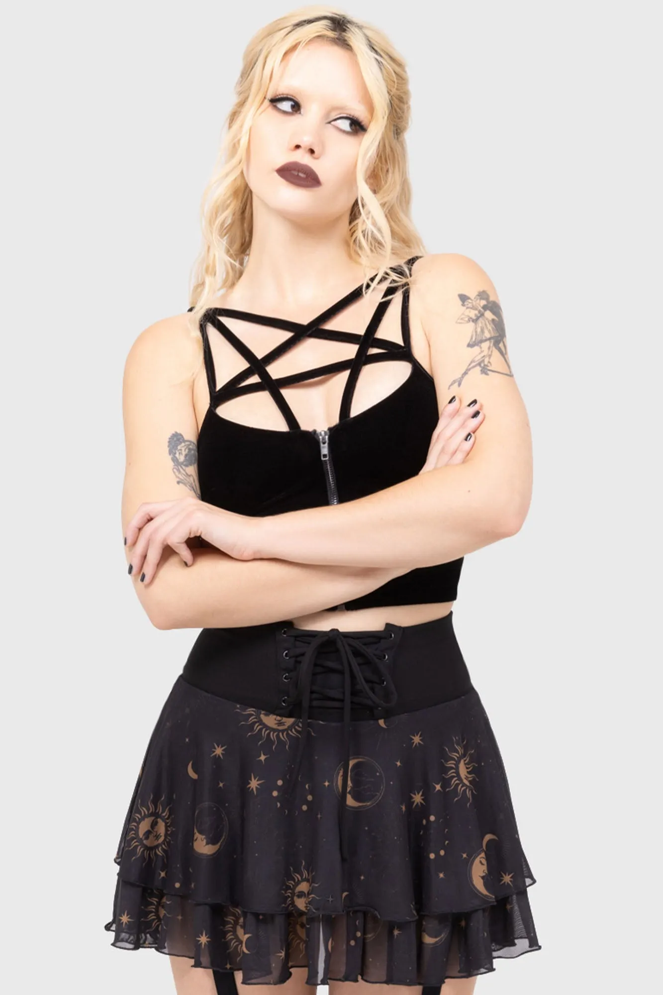 Celestial Yasumi Skirt sold by Killstar product image thumbnail 4