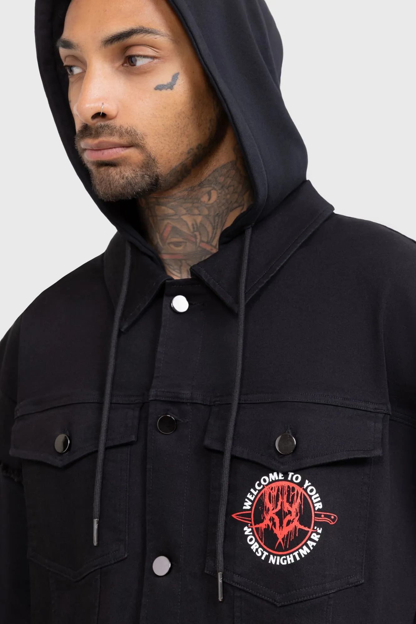 Your Worst Nightmare Hooded Jacket sold by Killstar product image thumbnail 3