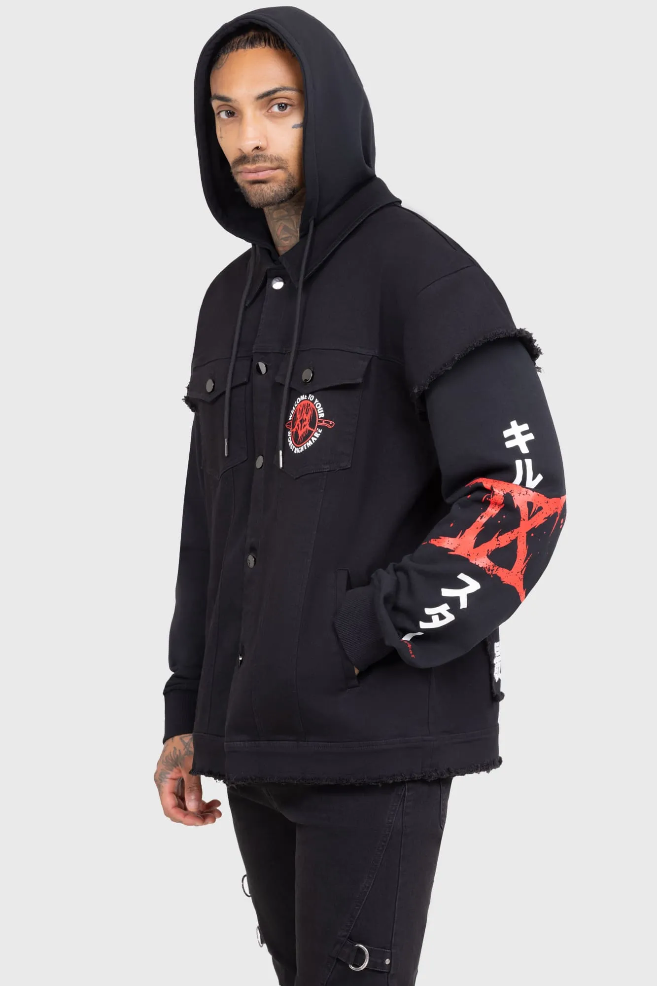 Your Worst Nightmare Hooded Jacket sold by Killstar product image thumbnail 2