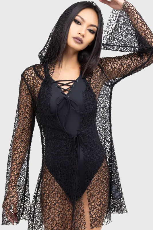 Cobweb Cove Cloak made by Killstar