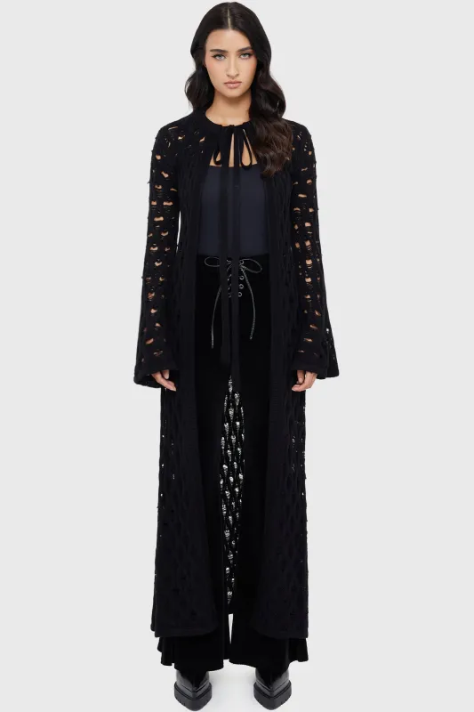 Nymeria Cardigan [BLACK] sold by Killstar
