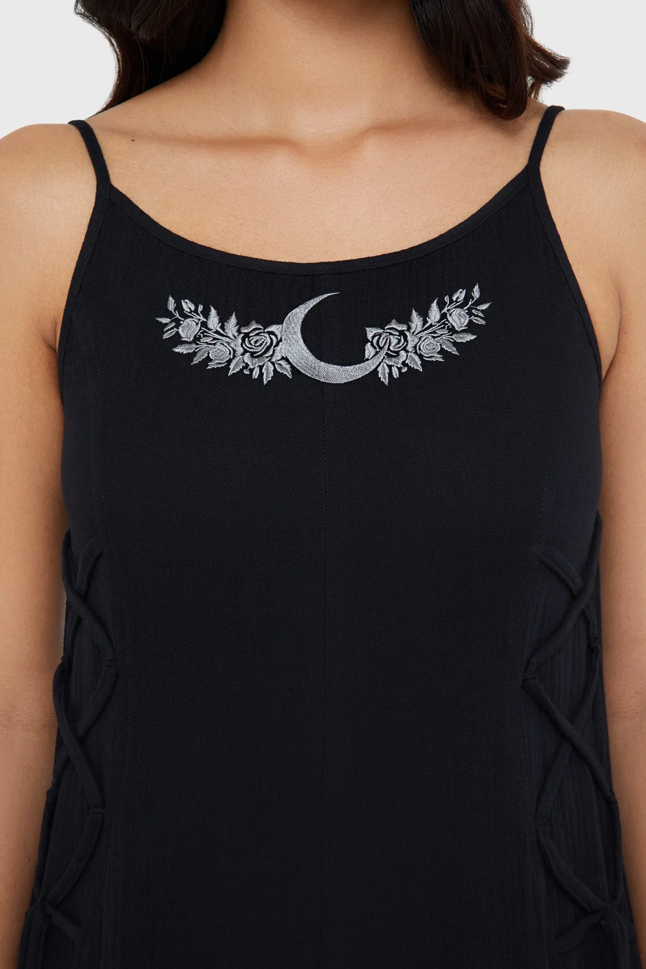 Moonlight Fang Dungarees sold by Killstar product image thumbnail 3