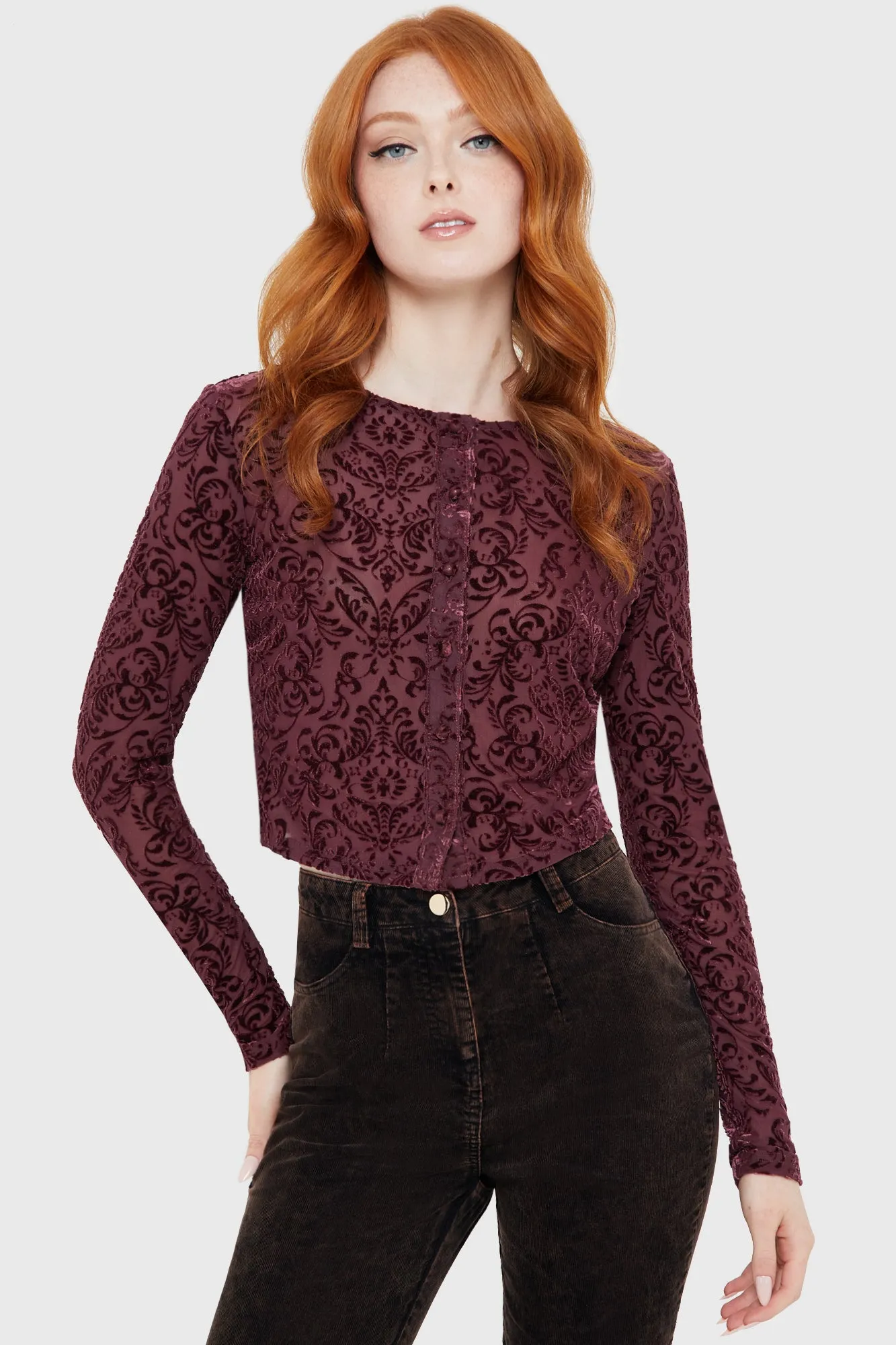 Blood Whisper Cardigan sold by Killstar