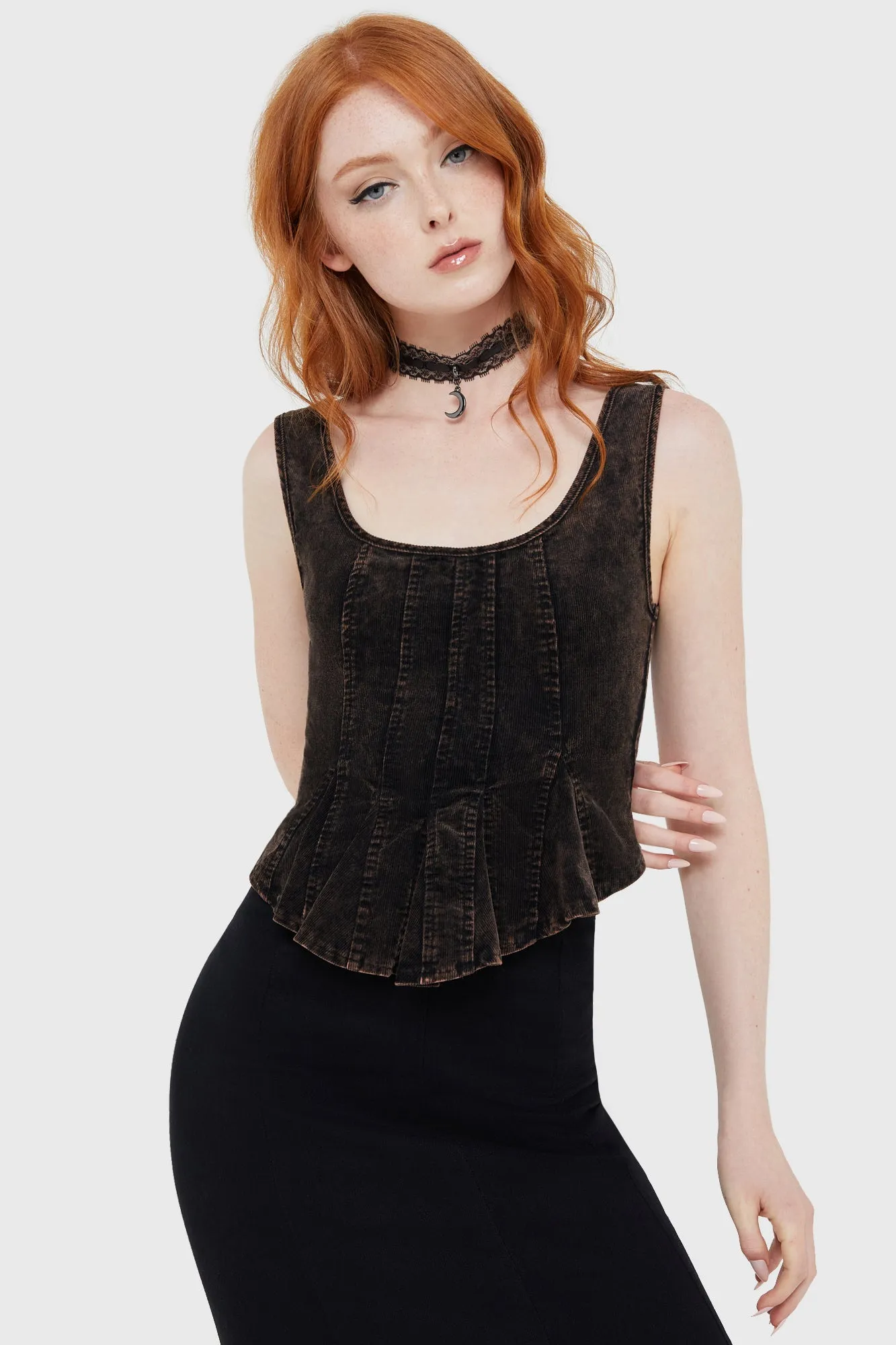 Dreadmire Corset Top sold by Killstar product image thumbnail 3
