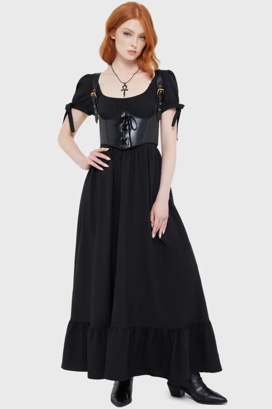 Grim Gretchen Dress [BLACK] sold by Killstar