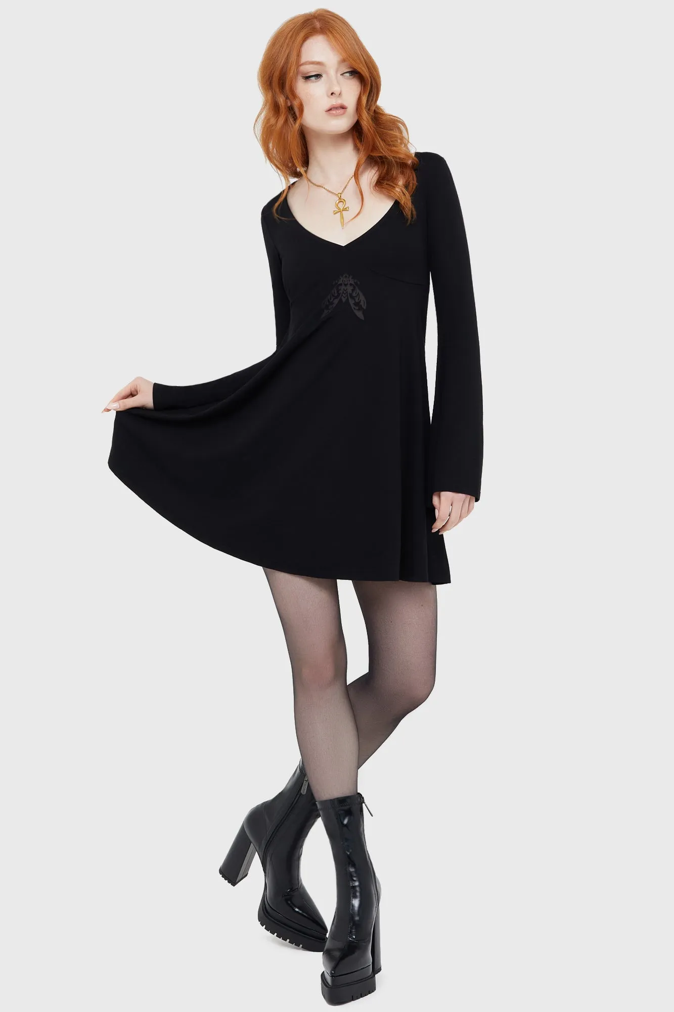 Moonlight Madness Dress sold by Killstar product image thumbnail 3