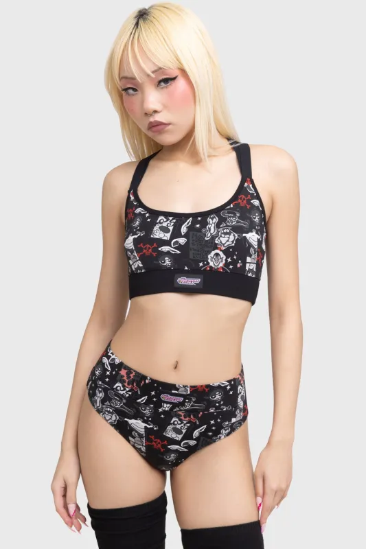 We Want To Fight Bralet made by Killstar