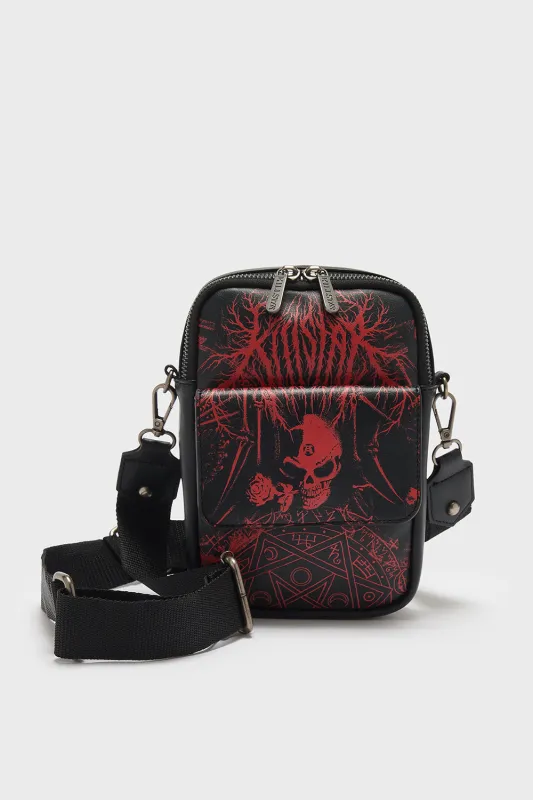 Headstone Crossbody Bag made by Killstar