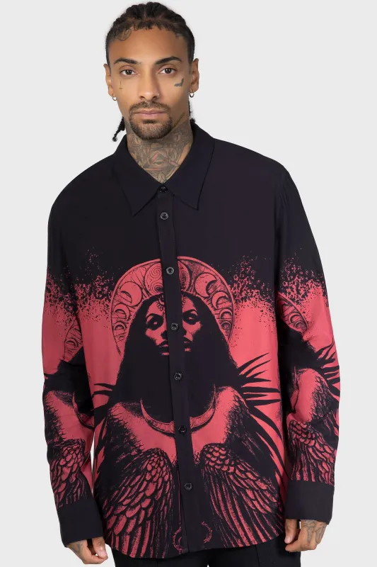 Mórrígan Moon Shirt sold by Killstar