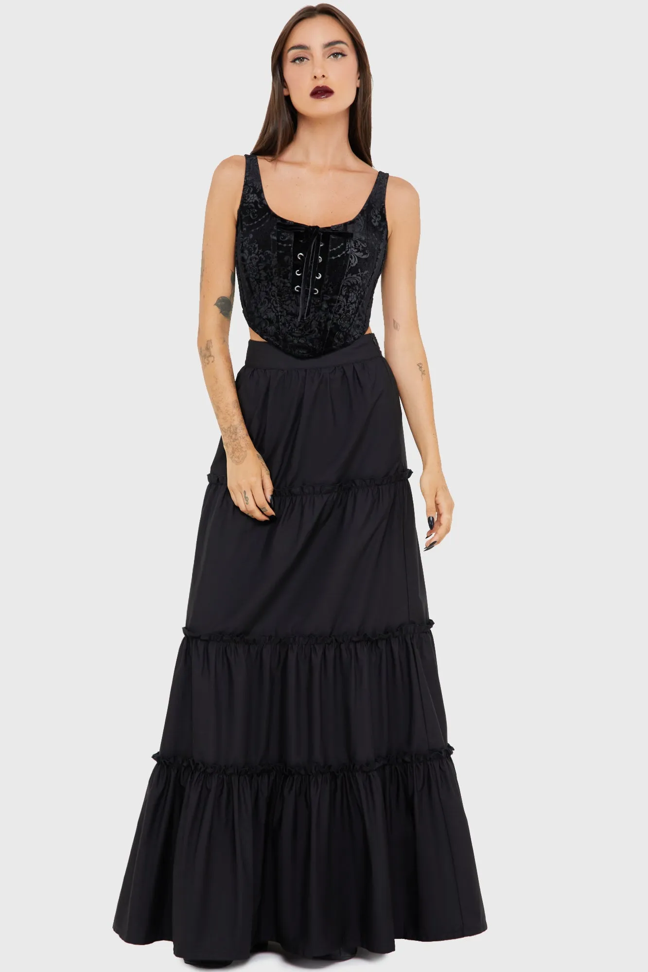 Nightrein Corset sold by Killstar product image thumbnail 2