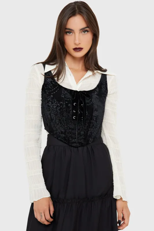 Nightrein Corset sold by Killstar