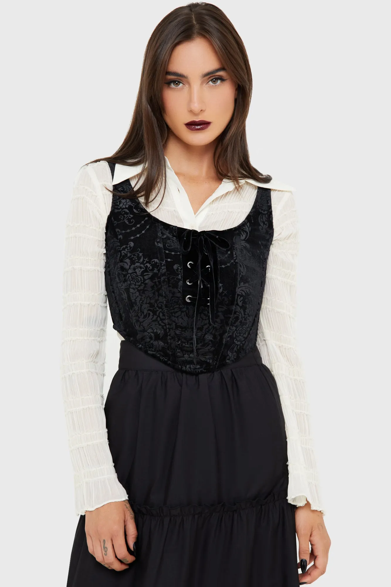 Nightrein Corset sold by Killstar