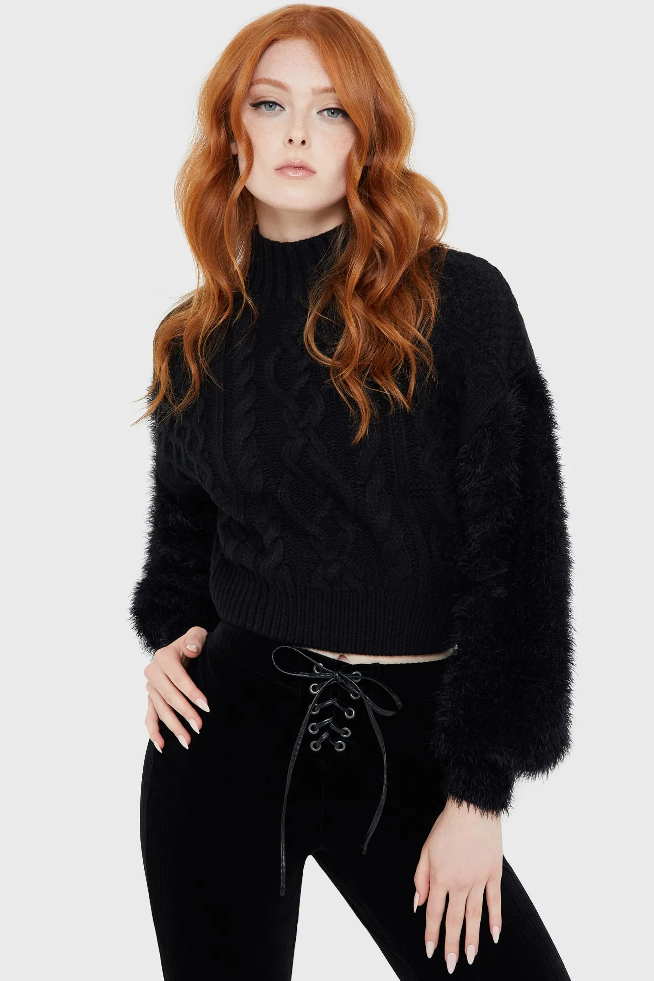 Shadow's End Sweater sold by Killstar product image thumbnail 4