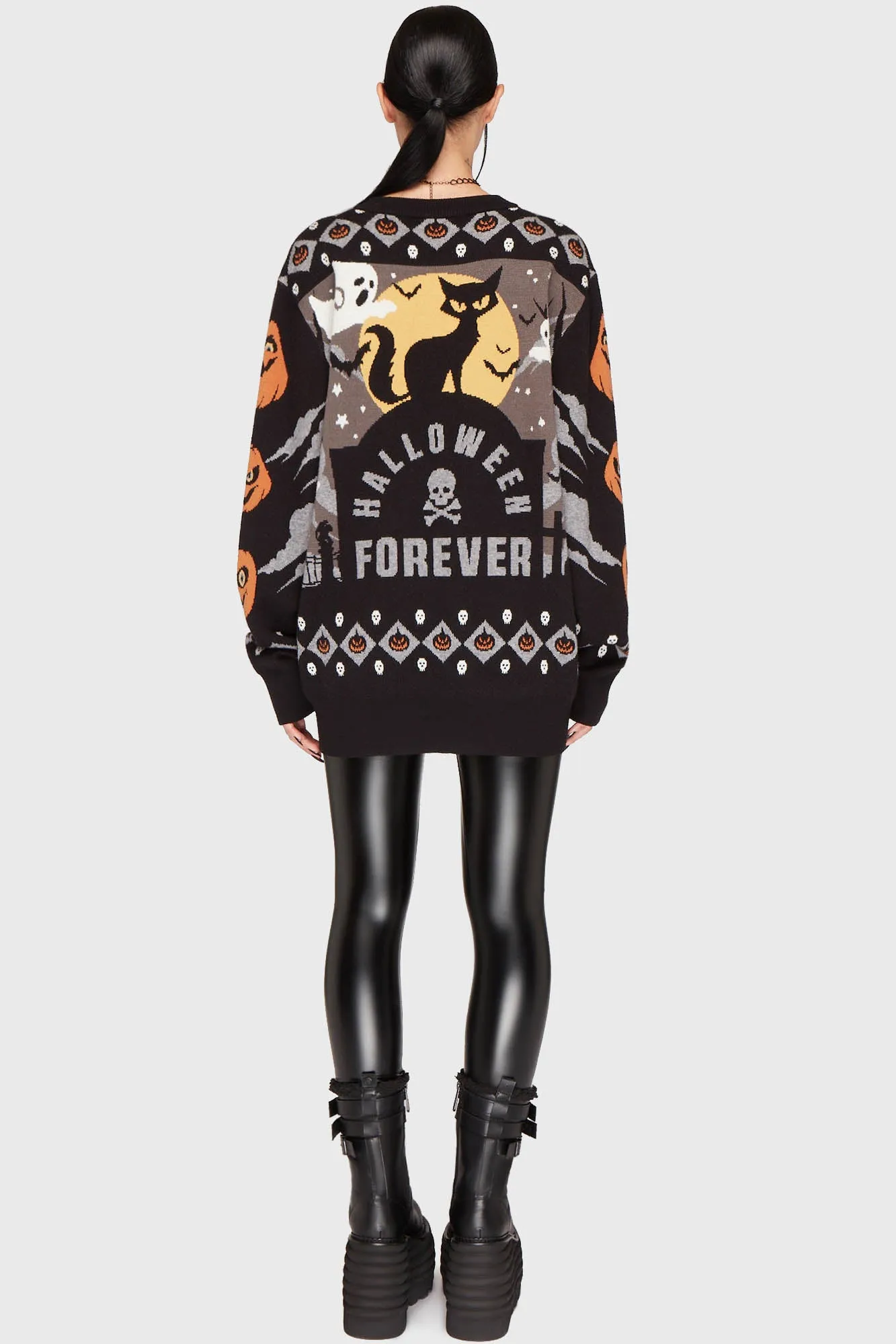Halloween Forever Sweater sold by Killstar product image thumbnail 4