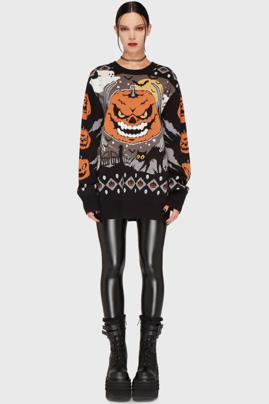 Halloween Forever Sweater sold by Killstar