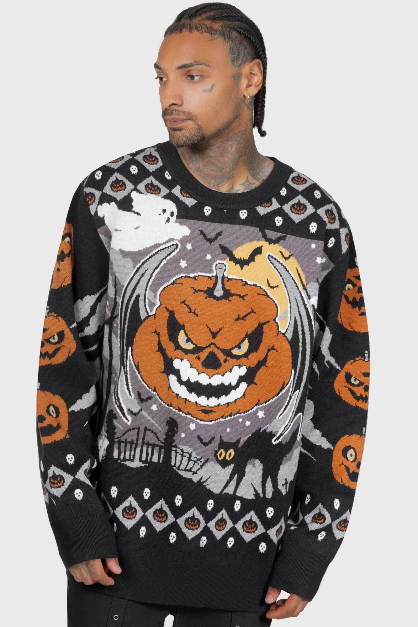 Halloween Forever Sweater sold by Killstar product image thumbnail 5