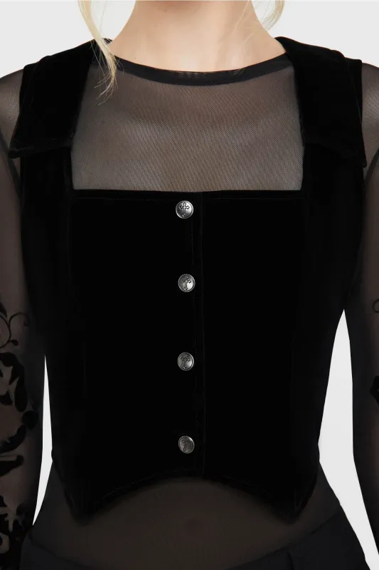 Bat's Embrace Waistcoat sold by Killstar