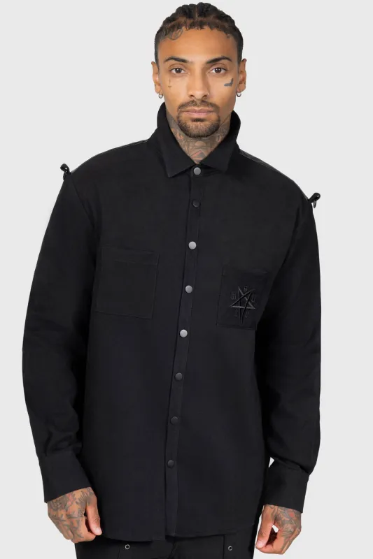 Burning Light Shirt [BLACK] made by Killstar