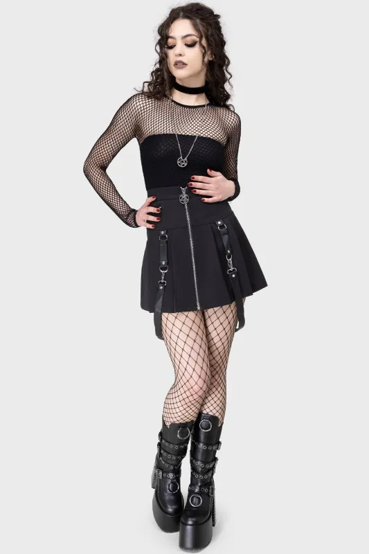 All Caught Up Fishnet Tights [B] made by Killstar